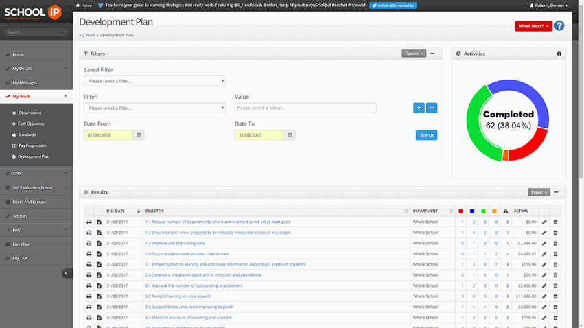 SchooliP - Development Plan