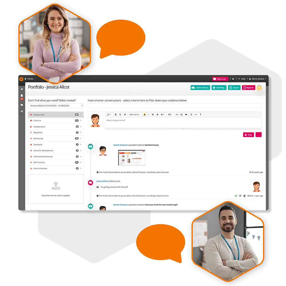 Secondary image of Performance Management features