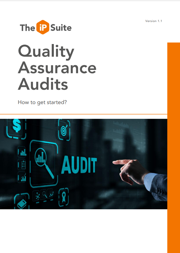 First page of Audits Brochure