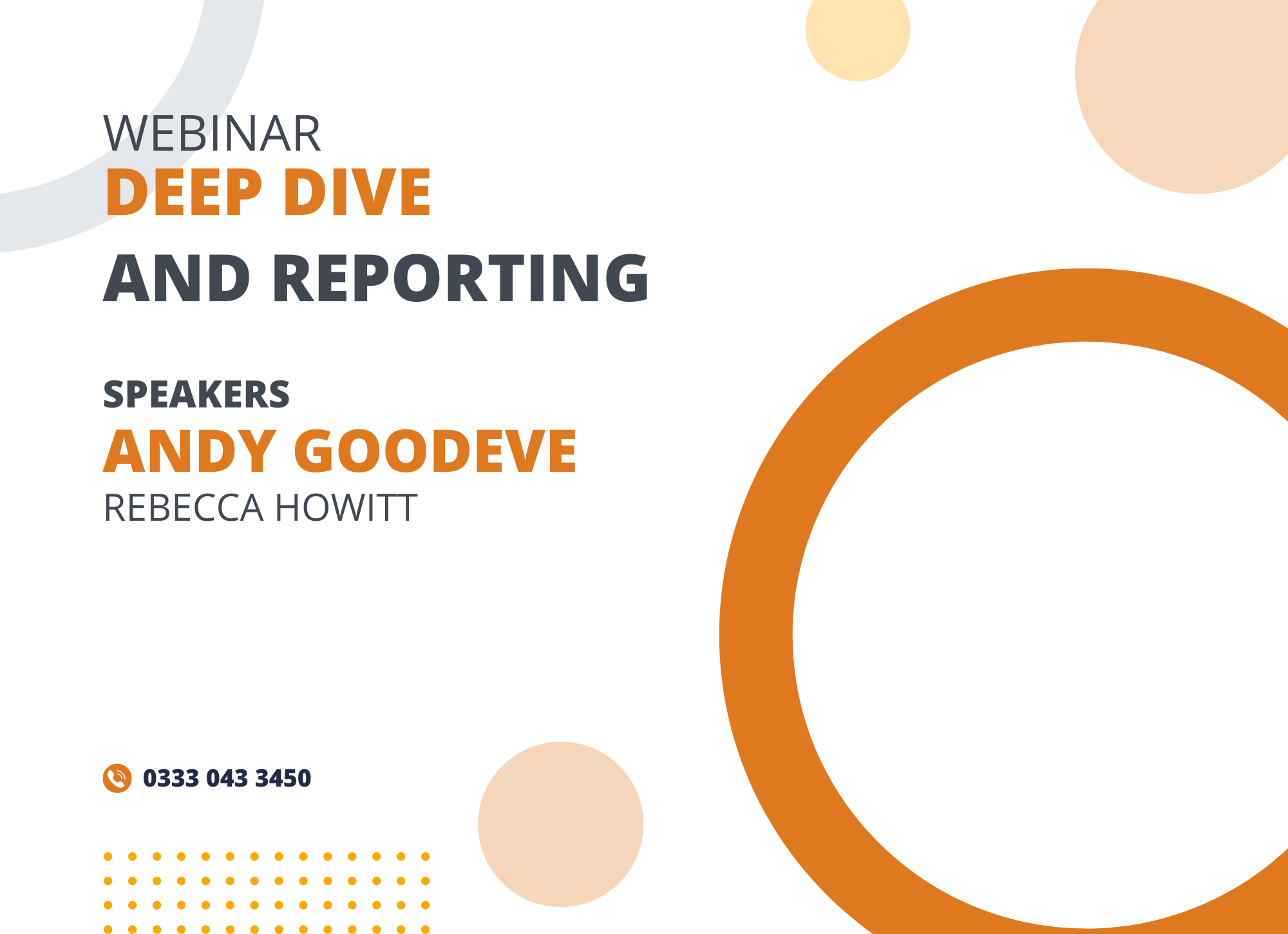 Deep Dive and Reporting