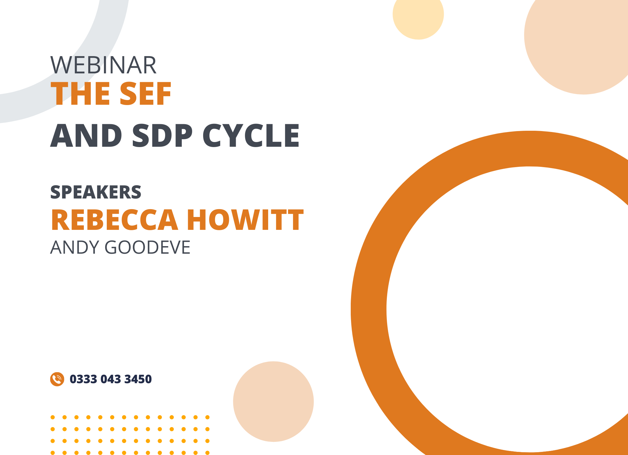 The SEF and SDP Cycle – how to use iP to effectively