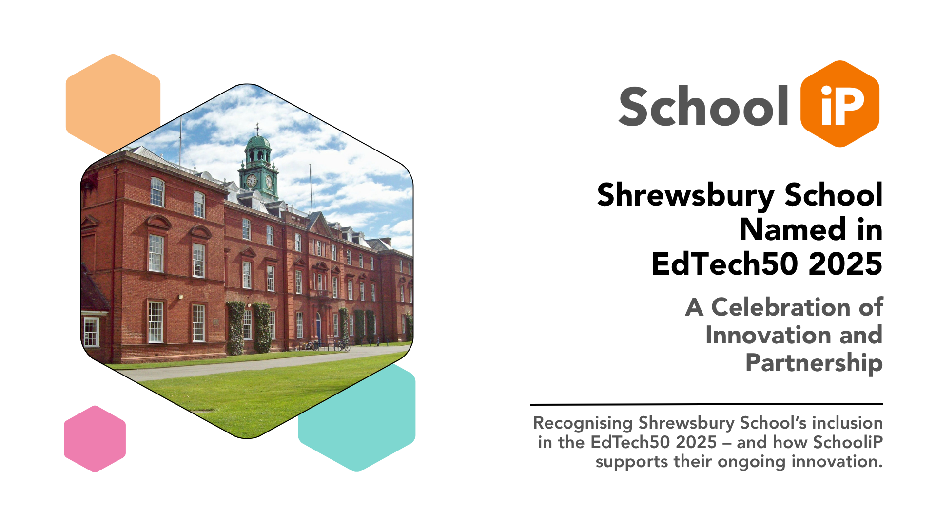 Thumbnail of Shrewsbury School Named in EdTech50 2025: A Celebration of Innovation and Partnership