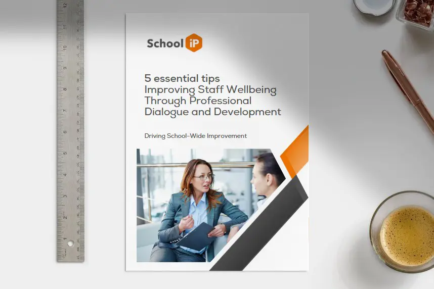 First page of Quick Guide - 5 Essential Tips to Improving Staff Wellbeing