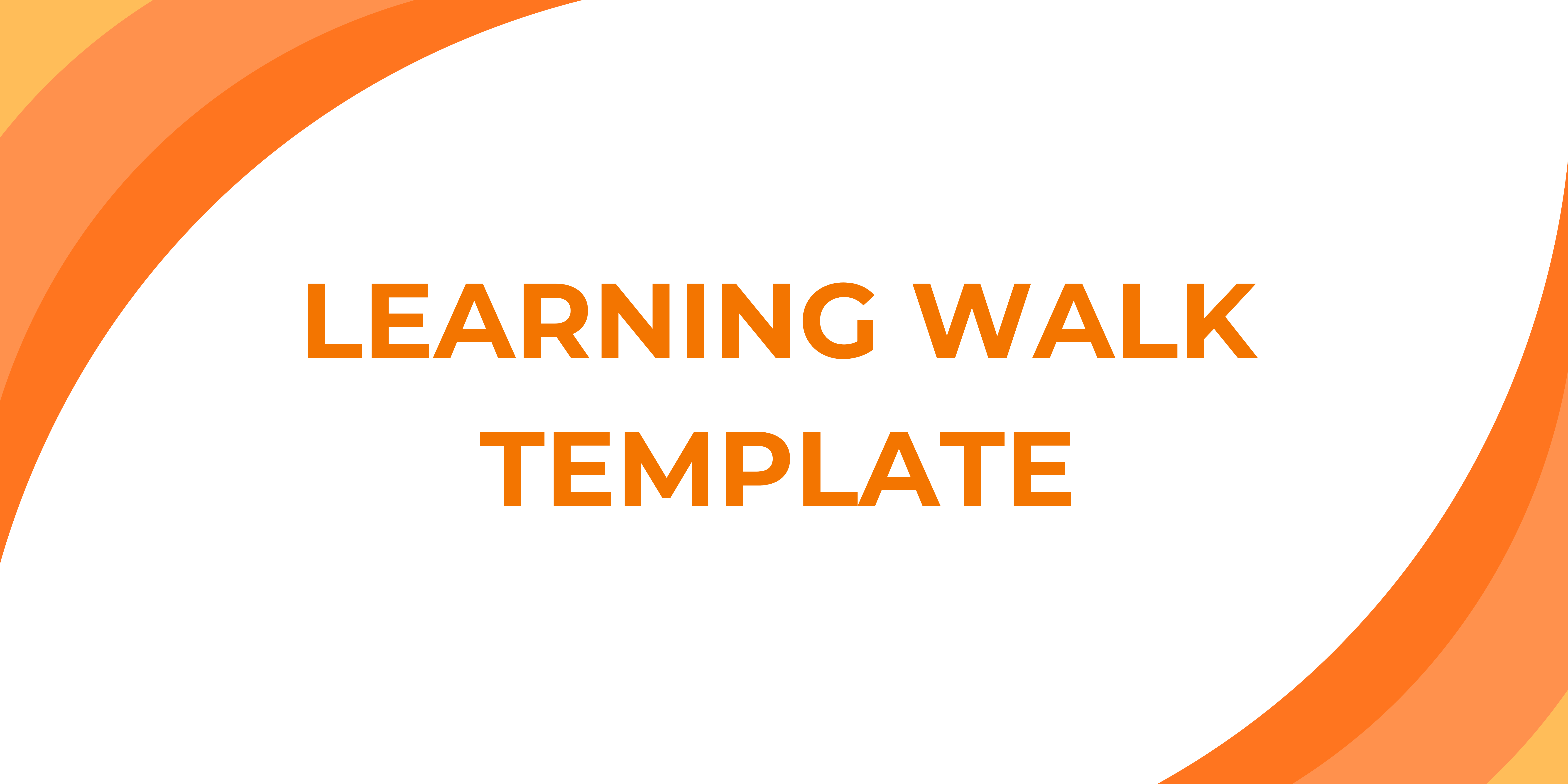 Learning Walk Template Thumbnail