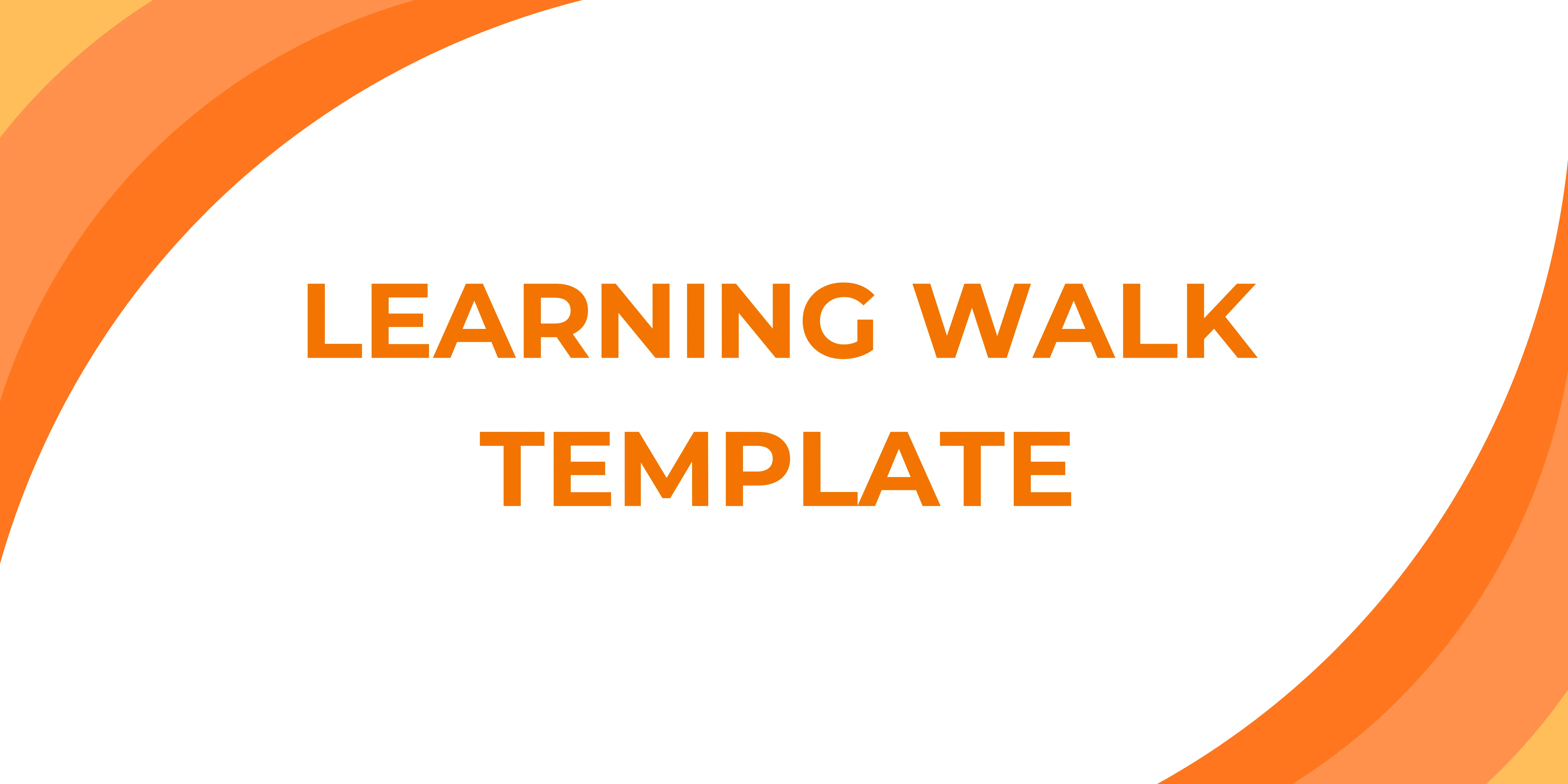 Learning Walk Template Thumbnail