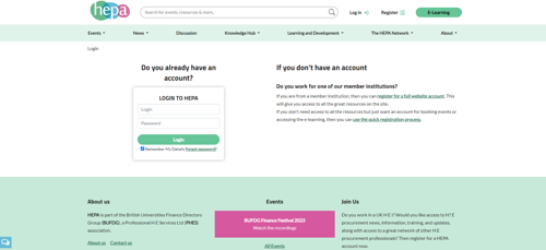 Hepa Login Page.png