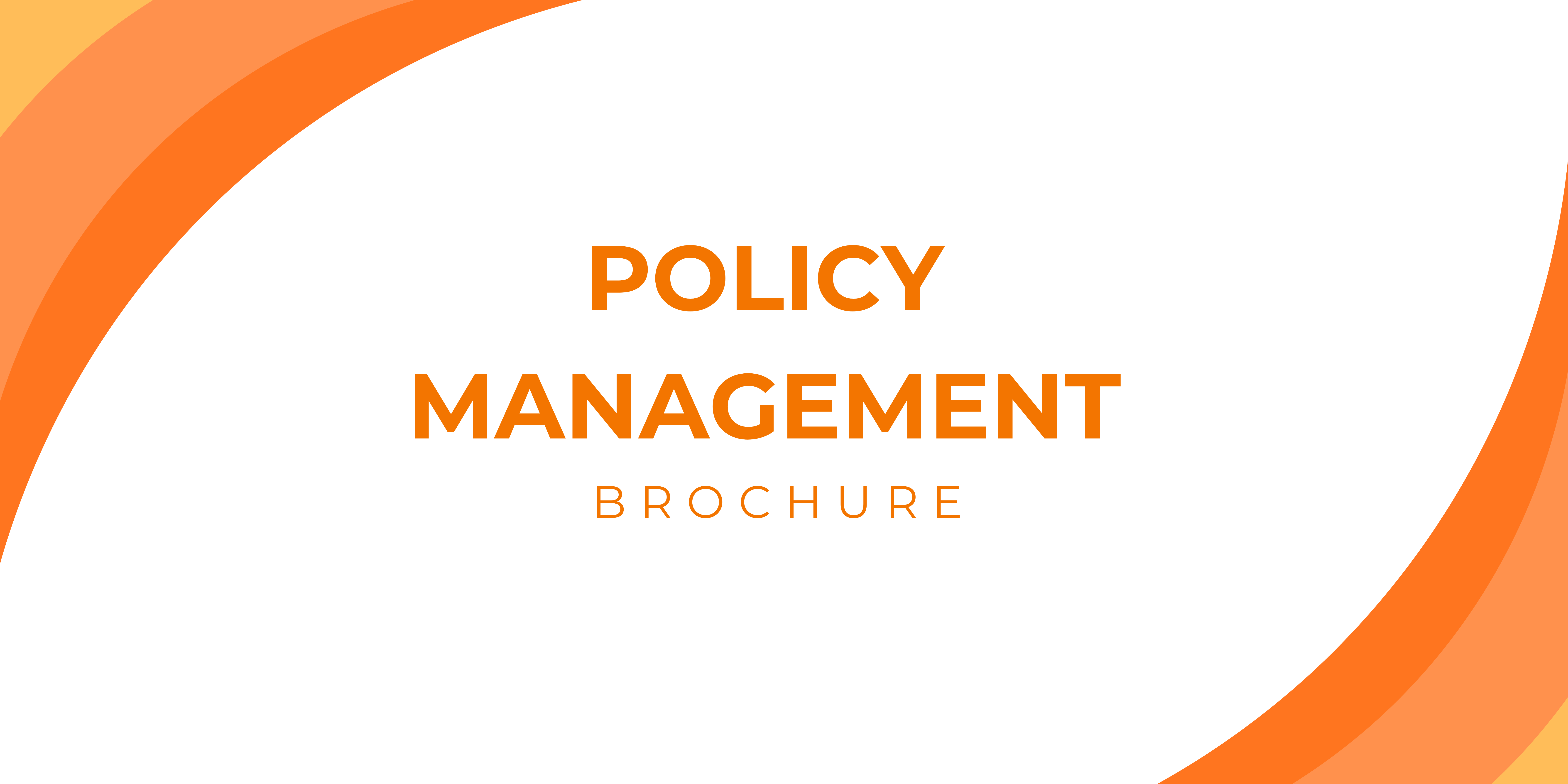 Policy Management Brochure Thumbnail